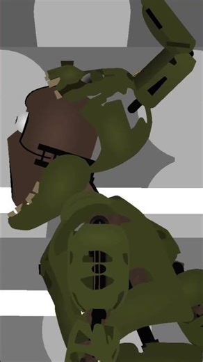 Lorna (Terrible mouse) Vs. Spring trap (Five night's at Freddy's 3) | Stick nodes animation - 2