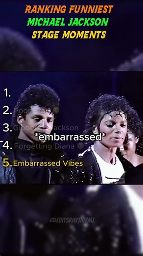 Michael Jackson's Funniest Stage Fails 😂 #MichaelJackson #FunnyMoments