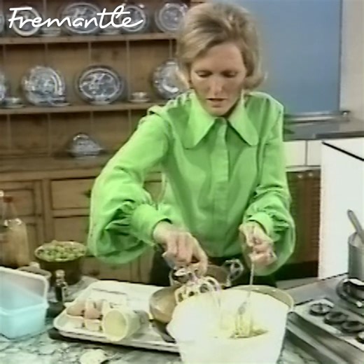 Dame Mary Berry shows us how to make your own homemade ice-cream. Transmitted in 1973 for the Good Afternoon programme. | Thames TV Archive