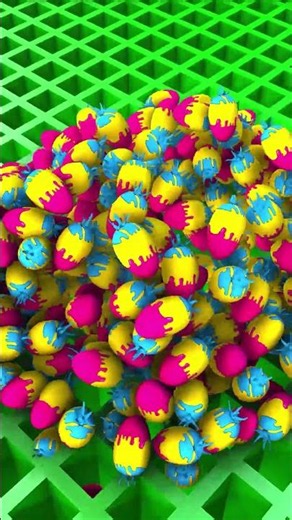 candy paradise fall into grid #3danimation #oddlysatisfying