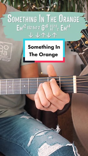 Learn to Play 'Something In The Orange' on Guitar | Guitar Tutorial