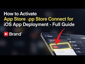 How to activate App Store Connect for iOS app deployment - Full Guide