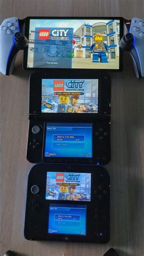 Lego City Undercover- PlayStation 5 vs Nintendo 3DS XL vs 2DS Speed Comparison