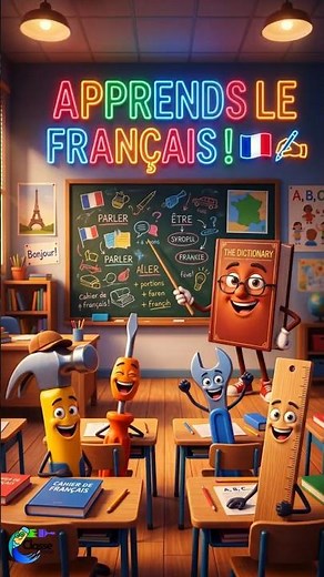 LEARN FRENCH WITH OBJECTS! 🇫🇷🎓 Episode 1 ClasseToon