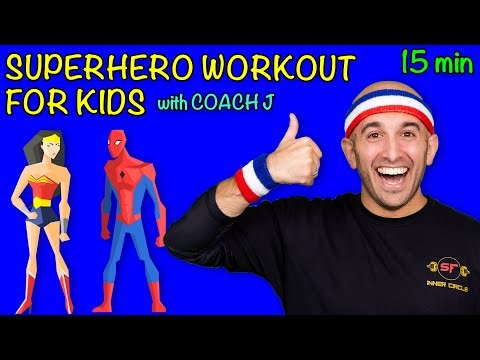 FREE and FUN SUPERHERO Workout for Kids