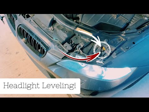 How to Adjust Headlight Level BMW! | E90 E92 328i 335i M3