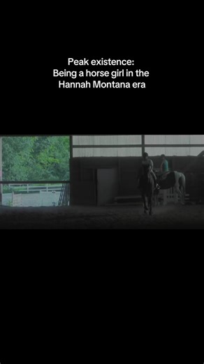 To be fair, I’m still a horse girl and it’s always the Hannah Montana era #hannahmontana #horses #horsegirl #mileycyrus #equestrian