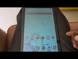 Inverted colors Alcatel Tablet Fix