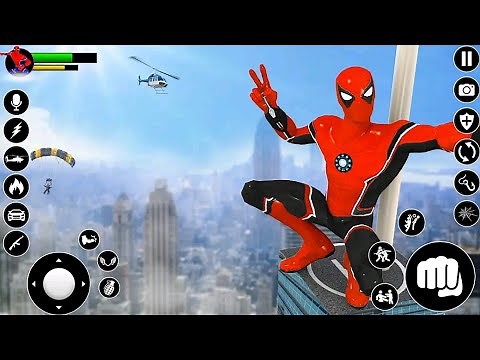 Spider Hero Superhero Fight & Spider Rope Hero Man Game - Android GamePlay