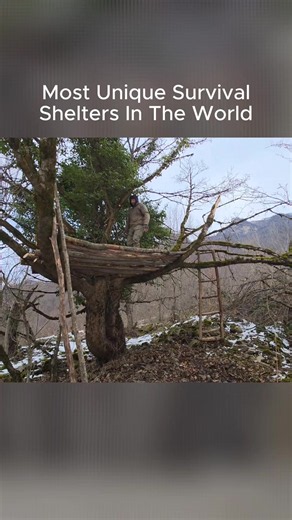 Unique Survival Shelter Handmade Part 2