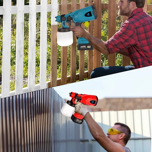 ✅ Pulvérisez avec précision, travaillez en toute liberté ! Découvrez notre pistolet de peinture sans fil – performance et mobilité réunies pour vos projets de rénovation ou de décoration. | Dandoshoop
