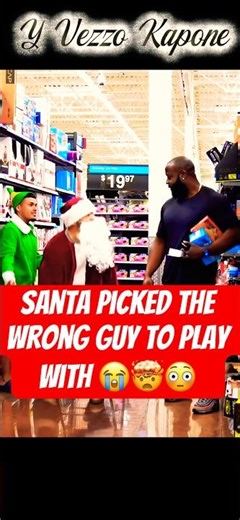 Santa And His Little Helper Tried It… Big Mistake 💀 #shorts #prank #gonewrong #viral #funny #fyp