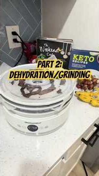 PART 2: How to Encapsulate Your Placenta st Home. — Dehydration, Grinding, Storing, & Cleaning.