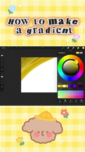 How to make a gradient on procreate