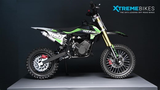 Xtreme Bikes XTM MX60 60cc Automatic Kids Youth Petrol Dirt Bike Black Green