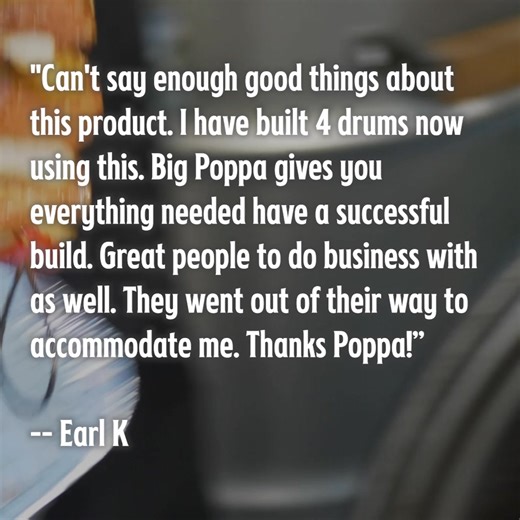People don’t just build this smoker - they brag about it. We keep hearing the same things: ✔ Holds temp like a pro pit ✔ Easy to assemble in an afternoon ✔ Better flavor than smokers that cost way more Big Poppa’s DIY Drum Smoker Kit has quietly become a favorite among backyard cooks and competitors alike — because it just works. Build it once. Cook on it for years. | Big Poppa Smokers