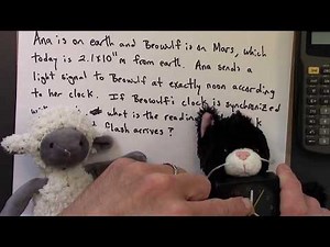 Relativity 02B.05. Clock Synchronization Example