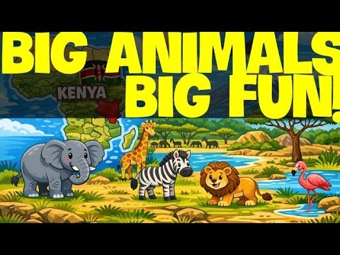 10 Fun Facts About Kenya for Kids 🦁 | Kids Educational and Learning Video