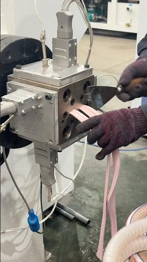 How Made: PVC Profile for Air Conditioners#ExtrusionMachine#PVCProfile#ACProfile#mould