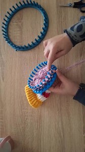 Knitting loom for beginners step by step #crochet #knitting #scarf #hat #knitting_loom_eljammari | Crochet knitting Ouabd