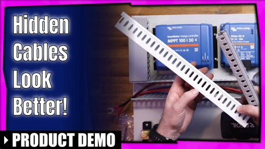 Watch Cable raceways make wiring hidden and clean! on Amazon Live