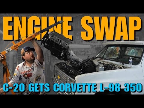 Beater Squarebody Gets CORVETTE Power!