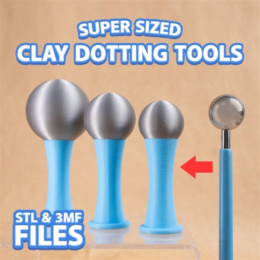 Super Sized Clay Dotting Ball Stylus Tool - STL Download - Etsy
