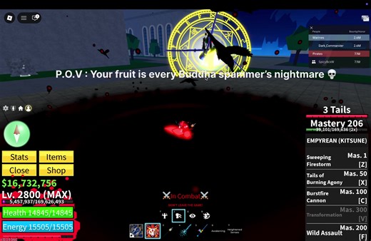 Crimson Kitsune: Unleashing Insane Damage in Roblox Blox Fruits