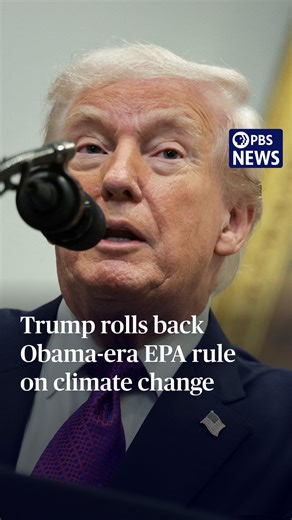 PBS News | The Trump administration has revoked a scientific finding that was the backbone of U.S. climate policy for nearly two decades. “We are... | Instagram