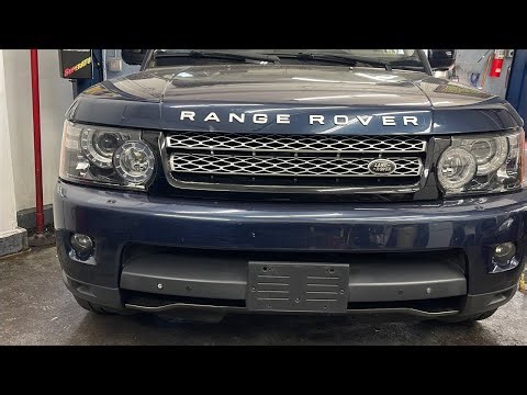 RANGE ROVER cambiando rotores,frenos y sensor ABC