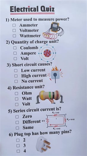 Electrical Engineering Quiz: Test Your Knowledge