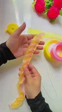 Organza Ribbon Embroidery Craft 🌸🌼