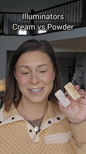 3.2K views · 35 reactions | What is an illuminator? Where does it go? How do you apply it? Save this video for later! I apply illuminator AFTER my highlight and contour for a little extra youthful glow 殺 Creams  More natural looking, melt into the skin Powder  Glam it up, i apply with the blend brush ❤️ hope you found this helpful ❤️ | Beauty with Cortney | Facebook