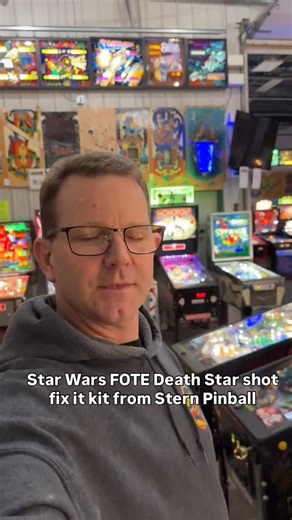 District 82 Pinball Arcade on Instagram: "—-𝐓𝐞𝐜𝐡 𝐕𝐢𝐝𝐞𝐨—- I install the Stern Death Star fix kit #502-8082-00 for Star Wars Fall Of The Empire Pro Pinball Machine. This fix was made to specifically address the rejections you experience when hitting the shot. It will take about an hour for you to do it in your machine and the written instructions are good. Overall my verdict is the shot is much better. You can get it in there without a perfect shot now. But, you still get some rejections.