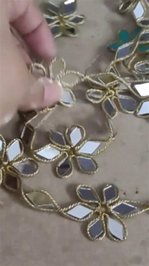 DIY Mirror Work Dress Design | Viral Trending Outfit on a Budget #Shorts