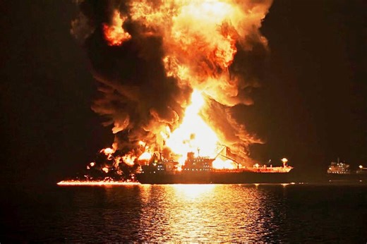 Explosive boats set fuel tankers ablaze in Gulf as Iran ramps up threats on global shipping