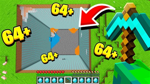 Upgrading PICKAXE to GOD PICKAXE in MINECRAFT!