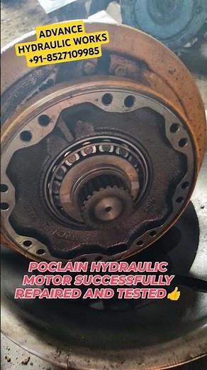 Poclain hydraulic motor Repaire and tested.