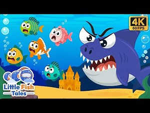 Five Little Fish | Sing Along With Baby Shark | Little Fish Tales | #fish #babyshark