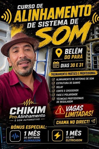 🔊 SOUND SYSTEM ALIGNMENT COURSE Belém do Pará Days 30 and 31