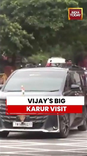 Tamil Nadu CM C. Joseph Vijay Heads To Karur For Welfare Projects, Major TVK Event #vijay #tvkvijay