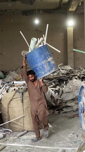 Watch How PVC Pipes Turn Into Tiny Pellets in Seconds!