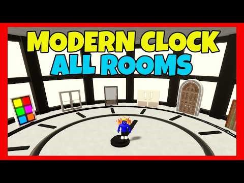 BROKEN CLOCKS Escape Room MODERN CLOCK ALL ROOMS Walkthrough Roblox