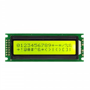 [Hot Item] 16X2 Monochrome RoHS 16 Character 2 Lines LCD Module 16 Pin I2c Serial Stn 1602 LCD Display