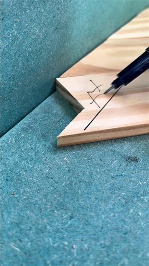 how to make straight wood parallel to the wall #woodworking #cute #tipsntricks #diy