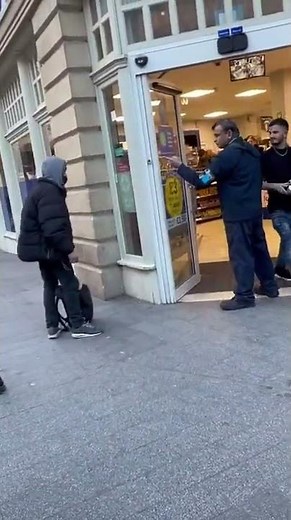 Tesco Security Guard Kicks Out Shop Lifter