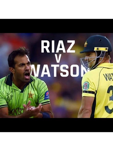 Wahab Riaz Dominates Shane Watson in CWC 2015