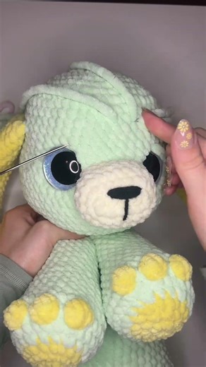 Bringing My Snuggly Pup to Life! 🐶 #crochet #amigurumi #embroidery #sewing