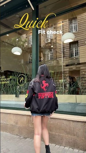 Black Ferrari Jacket Fit Check | Grantiro® F1 Edition | Streetwear India 2025