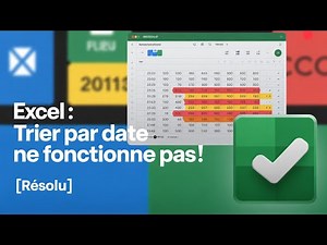 📅 Excel : Trier par DATE ne fonctionne pas ? [Résolu] ⚡